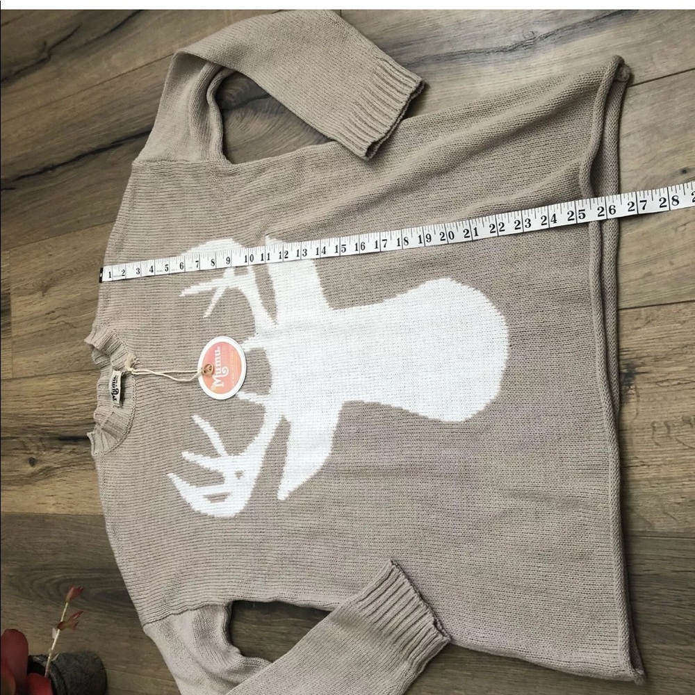 NEW Show me your Mumu Christmas Varsity Sweater - Picture 7 of 8